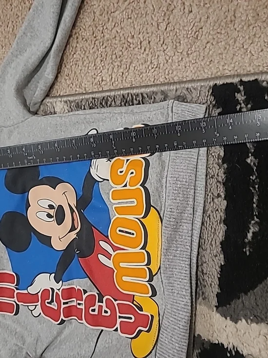 Disney Junior Mickey Mouse Toddler Sweatshirt Size 2T GrayGraphic Print Pullover - Picture 9 of 10